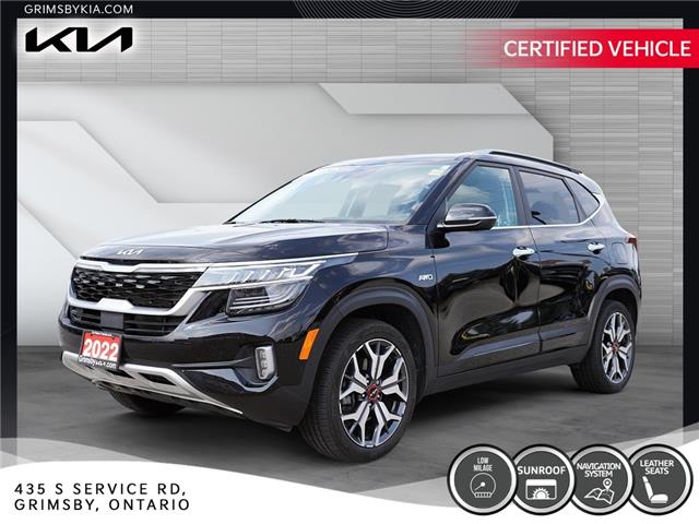 2022 Kia Seltos Sx Turbo | LEATHER | SUN ROOF | NAVI | GREAT KM (Stk: U3145) in Grimsby - Image 1 of 19