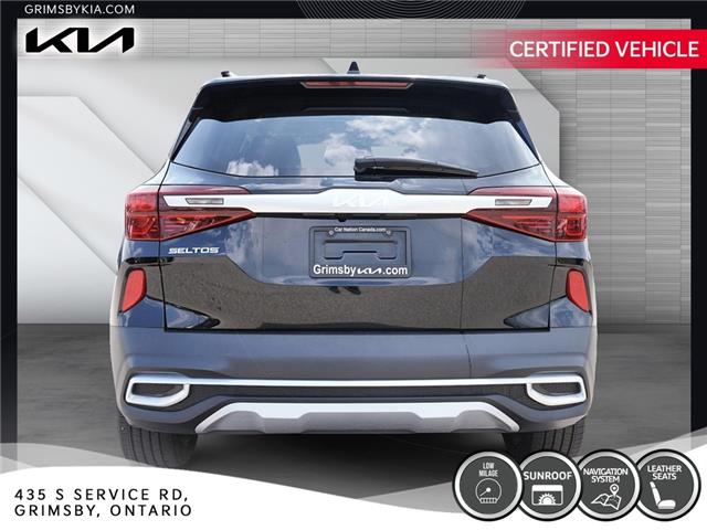 2022 Kia Seltos Sx Turbo | LEATHER | SUN ROOF | NAVI | GREAT KM (Stk: U3145) in Grimsby - Image 3 of 19