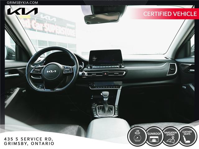 2022 Kia Seltos Sx Turbo | LEATHER | SUN ROOF | NAVI | GREAT KM (Stk: U3145) in Grimsby - Image 10 of 19