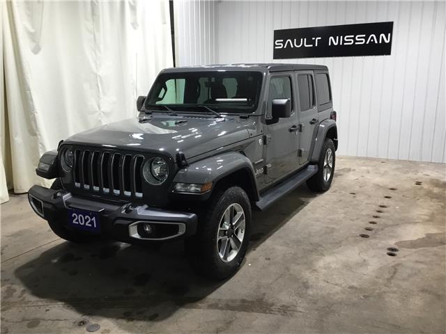 2021 Jeep Wrangler Unlimited Sahara (Stk: N26006AA) in Sault Ste. Marie - Image 1 of 23