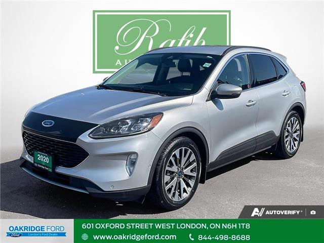 2020 Ford Escape Titanium Hybrid (Stk: U16509) in London - Image 1 of 29