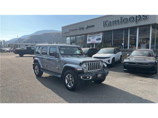 2021 Jeep Wrangler Unlimited Sahara (Stk: TS058A) in Kamloops - Image 1 of 25