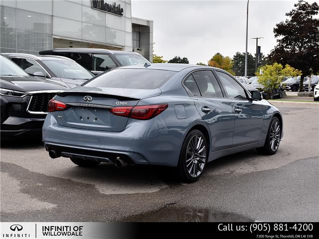 2023 Infiniti Q50 Red Sport I-LINE (Stk: K1226A) in Thornhill - Image 7 of 28