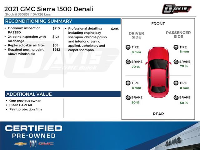 2021 GMC Sierra 1500 Denali (Stk: 350851) in Medicine Hat - Image 17 of 17