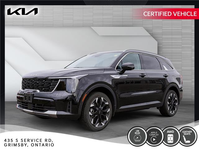 2024 Kia Sorento EX | LEATHER | LOW KM | AWD | CAR PLAY (Stk: U3162) in Grimsby - Image 1 of 17