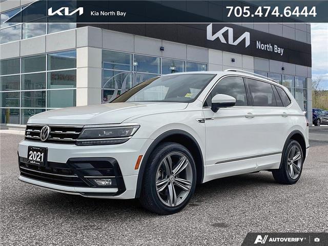 2021 Volkswagen Tiguan Highline (Stk: 25-764PA) in North Bay - Image 1 of 24