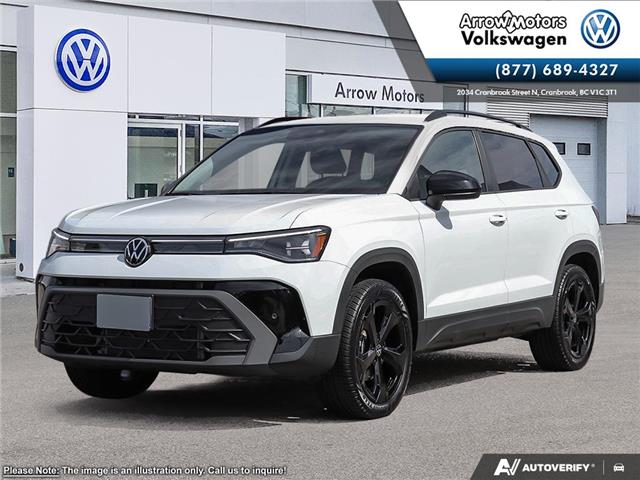 2026 Volkswagen Taos Comfortline Black Edition (Stk: 26TA3317) in Cranbrook - Image 1 of 26