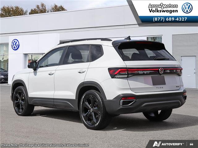 2026 Volkswagen Taos Comfortline Black Edition (Stk: 26TA3317) in Cranbrook - Image 4 of 26