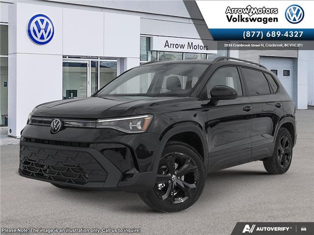 2026 Volkswagen Taos Comfortline Black Edition (Stk: 26TA0597) in Cranbrook - Image 1 of 24