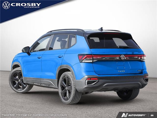 2026 Volkswagen Taos Comfortline Black Edition (Stk: TA2930) in Kitchener - Image 4 of 24