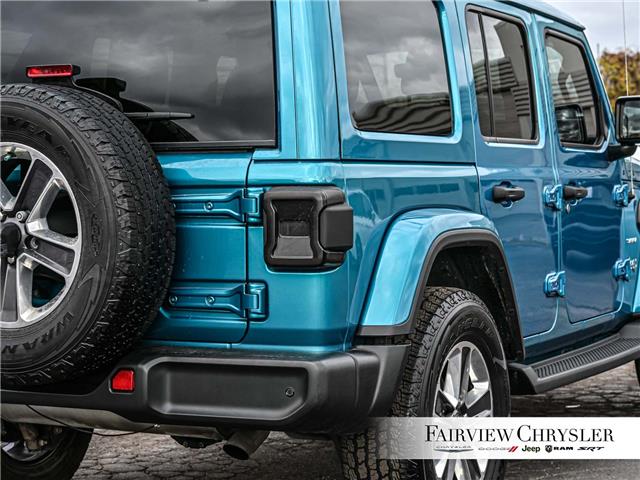 2020 Jeep Wrangler Unlimited Sahara (Stk: U21380) in Burlington - Image 11 of 35