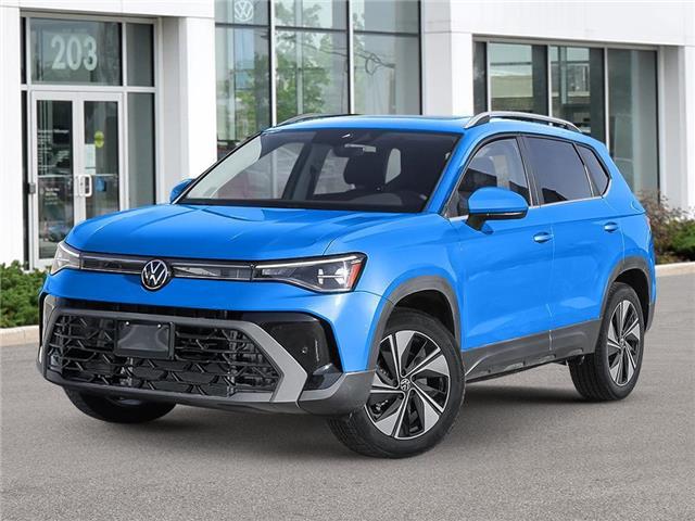 2025 Volkswagen Taos Highline Blue with 10,002km at $40,215