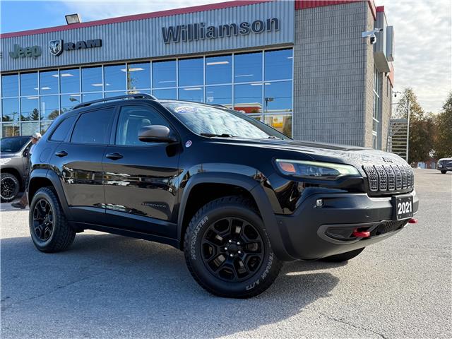 2021 Jeep Cherokee Trailhawk (Stk: W9228) in Uxbridge - Image 1 of 24