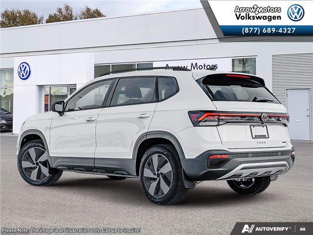 2025 Volkswagen Taos Trendline (Stk: 25TA7297) in Cranbrook - Image 4 of 24