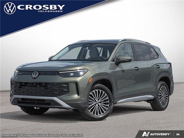 2025 Volkswagen Tiguan Comfortline Green with 7,547km at $40,499