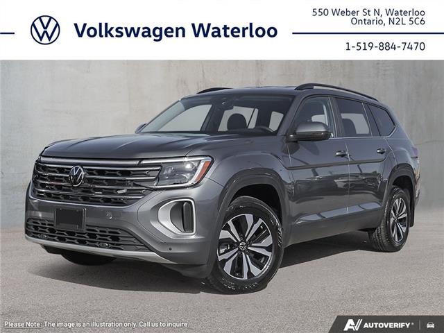 2025 Volkswagen Atlas 2.0 TSI Comfortline (Stk: AT3125) in Waterloo - Image 1 of 26