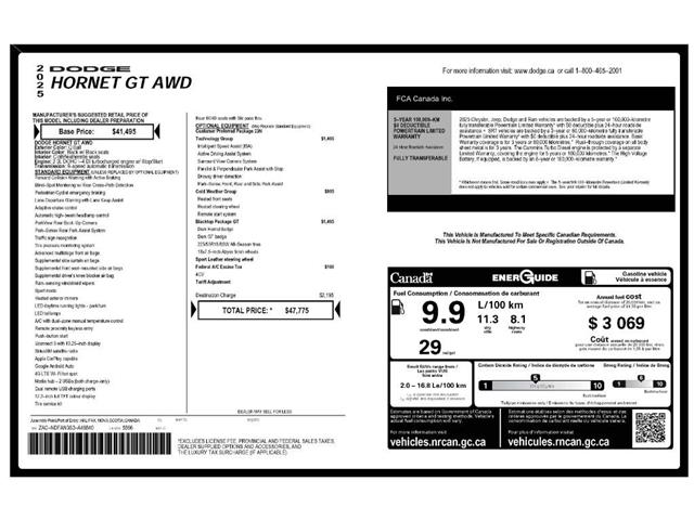 2025 Dodge Hornet GT (Stk: 250434) in Windsor - Image 23 of 23