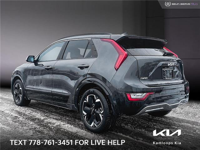 2024 Kia Niro EV Wave w/Snow White Pearl & Grey Exterior (Stk: 4N0110) in Kamloops - Image 4 of 24