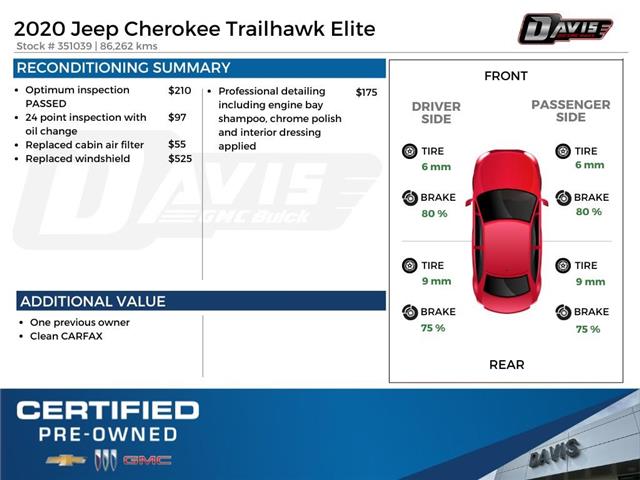 2020 Jeep Cherokee Trailhawk (Stk: 351039) in Medicine Hat - Image 17 of 17 2020 Jeep Cherokee Trailhawk (Stk: 351039) in Medicine Hat - Image 17 of 17