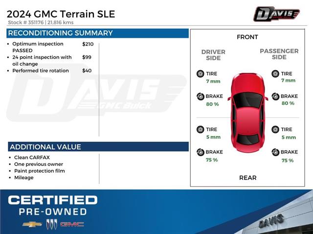 2024 GMC Terrain SLE (Stk: 351176) in Medicine Hat - Image 16 of 16