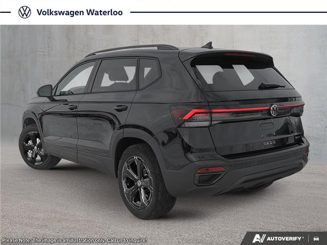 2026 Volkswagen Taos Comfortline Black Edition (Stk: TA5356) in Waterloo - Image 4 of 24