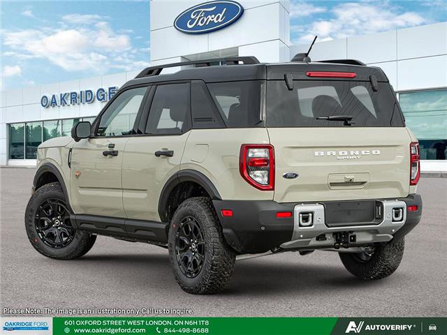 2025 Ford Bronco Sport Badlands (Stk: C55081) in London - Image 4 of 24