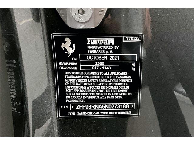 2022 Ferrari Roma Base (Stk: N1708) in Richmond - Image 17 of 29