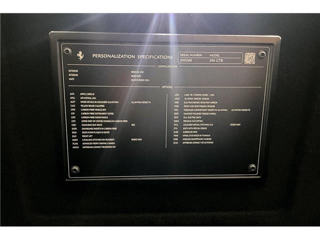 2024 Ferrari 296 GTB Base (Stk: U2024CI) in Richmond - Image 26 of 30