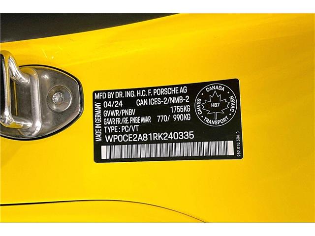 2024 Porsche 718 Spyder RS (Stk: U0864) in Richmond - Image 17 of 29