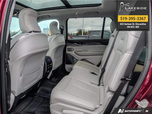 2021 Jeep Grand Cherokee L Overland (Stk: G5254A) in Kincardine - Image 22 of 24