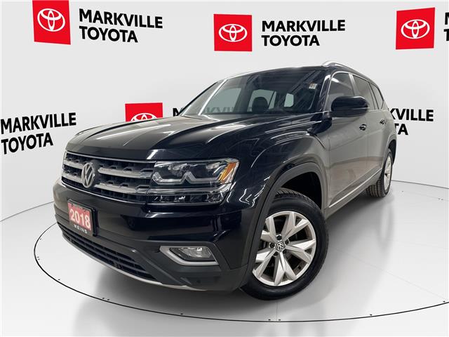 2018 Volkswagen Atlas 3.6 FSI Highline (Stk: 11U4248) in Markham - Image 1 of 37