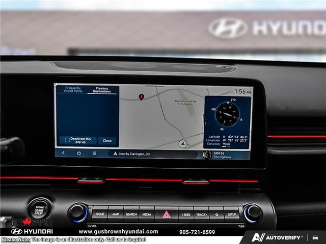 2026 Hyundai Kona 1.6T N Line Ultimate w/Two-Tone Roof (Stk: U396949) in Brooklin - Image 17 of 24