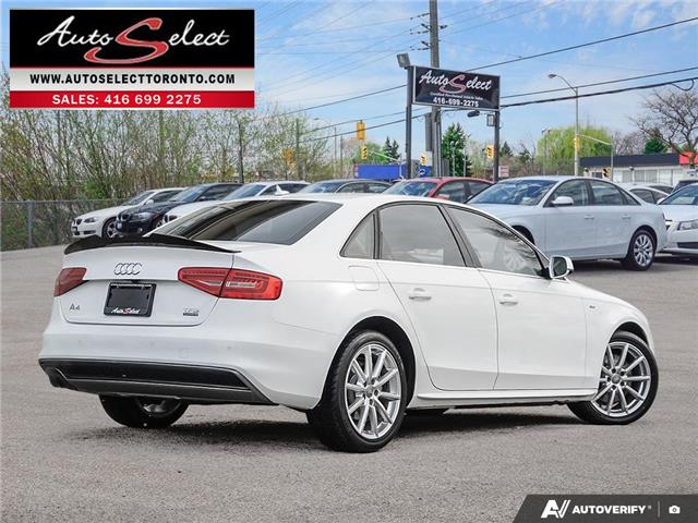 2016 Audi A4 S-Line Quattro (Stk: 1AW4X1L) in Scarborough - Image 4 of 29