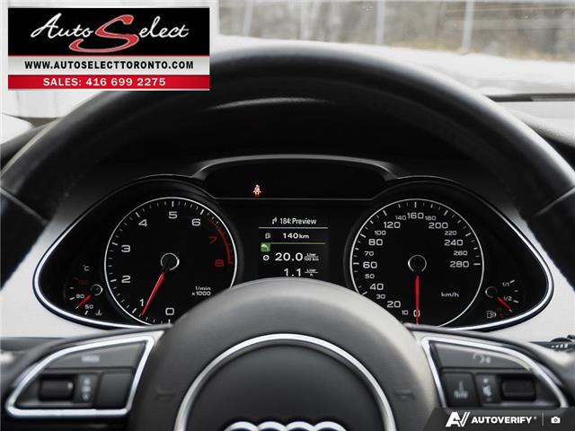 2016 Audi A4 S-Line Quattro (Stk: 1AW4X1L) in Scarborough - Image 21 of 29