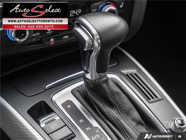 2016 Audi A4 S-Line Quattro (Stk: 1AW4X1L) in Scarborough - Image 19 of 29