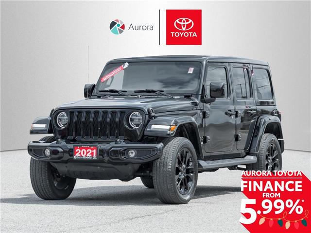2021 Jeep Wrangler Unlimited Sahara (Stk: 358182) in Aurora - Image 1 of 27