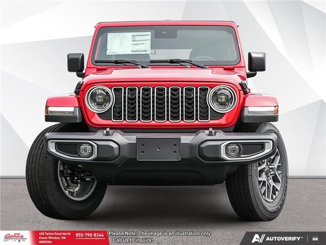 2025 Jeep Wrangler Sahara (Stk: 25179) in Essex-Windsor - Image 2 of 17