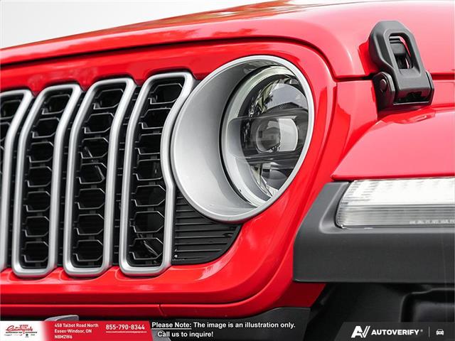 2025 Jeep Wrangler Sahara (Stk: 25179) in Essex-Windsor - Image 9 of 17