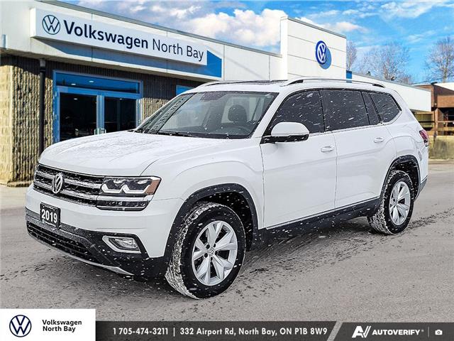 2019 Volkswagen Atlas 3.6 FSI Highline (Stk: 92537) in North Bay - Image 1 of 22