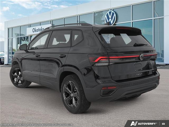 2026 Volkswagen Taos Comfortline Black Edition (Stk: KT-007) in Okotoks - Image 4 of 24