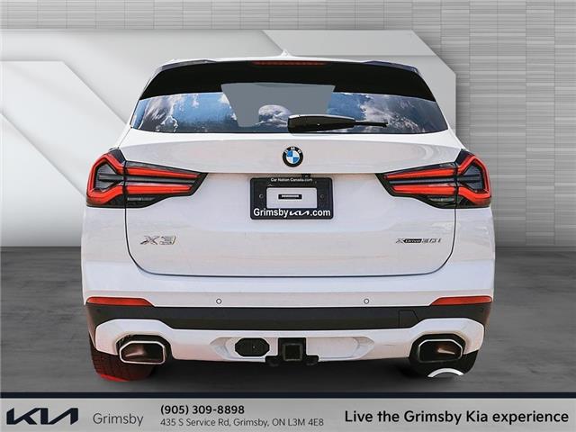 2022 BMW X3 Sports Activity Vehicle  | AWD | NAVI | LEATHER (Stk: U3121) in Grimsby - Image 4 of 17