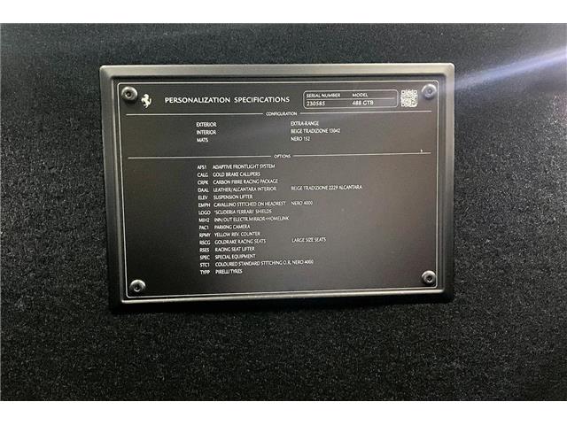 2018 Ferrari 488 GTB Base (Stk: C0311) in Richmond - Image 27 of 30