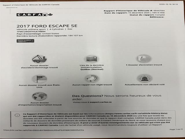 2017 Ford Escape SE (Stk: 2739) in Hawkesbury - Image 19 of 19