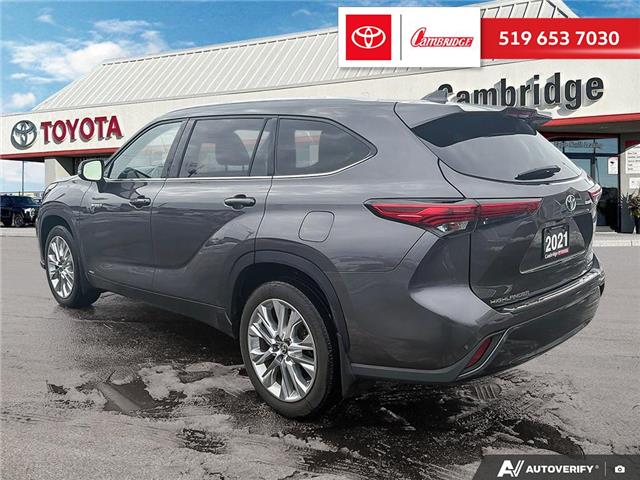 2021 Toyota Highlander Hybrid Limited (Stk: 2600751) in Cambridge - Image 4 of 25