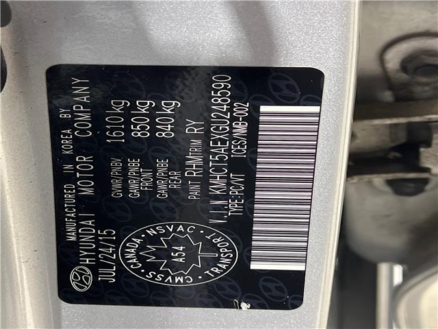 2016 Hyundai Accent GL (Stk: K25056A) in Mississauga - Image 20 of 20