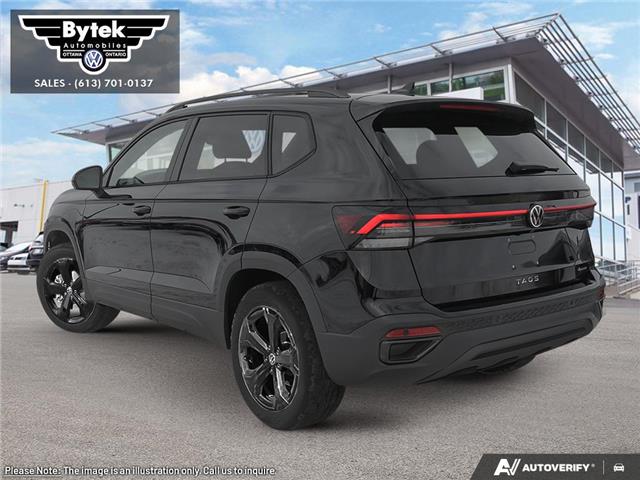 2026 Volkswagen Taos Comfortline Black Edition (Stk: N15333) in Ottawa - Image 4 of 24