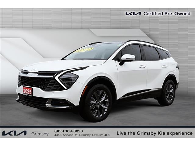 2025 Kia Sportage Hybrid SX | CLEAN CAR FAX | PANO ROOF | LEATHER | 360 BAC (Stk: U3208) in Grimsby - Image 1 of 19