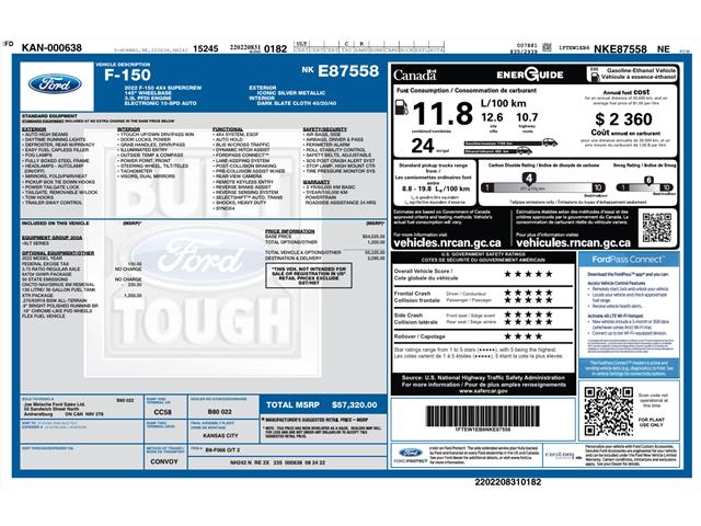 2022 Ford F-150 XLT (Stk: 25278A) in Amherstburg - Image 2 of 15