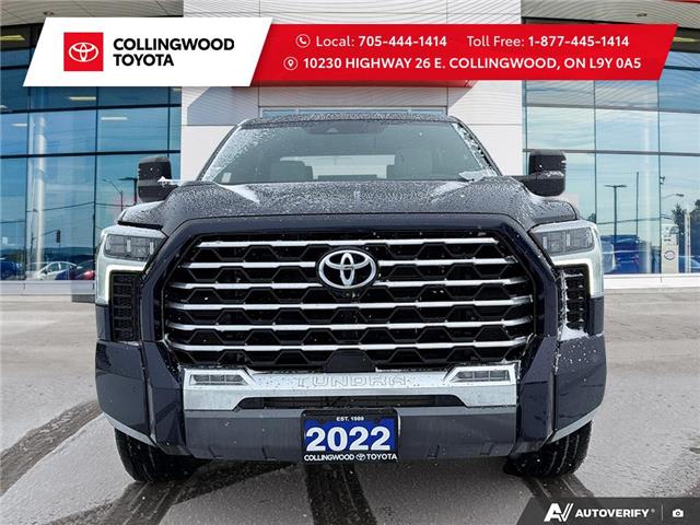 2022 Toyota Tundra Hybrid Capstone (Stk: 21892B) in Collingwood - Image 2 of 13
