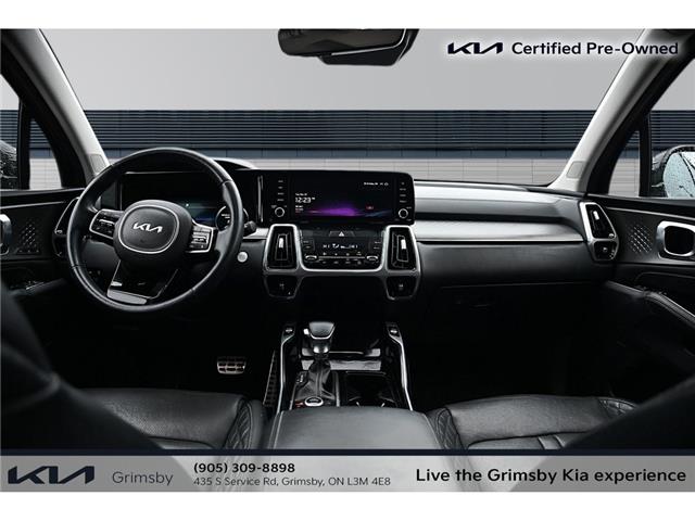 2023 Kia Sorento SX | LEATHER | PANO ROOF | HEATED STEERING | GREAT (Stk: U3210) in Grimsby - Image 9 of 20